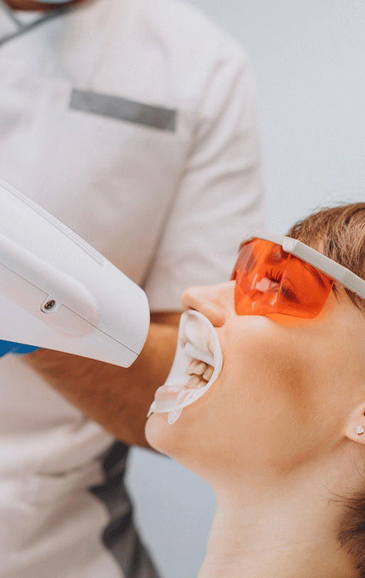 Woman Teeth Whitening