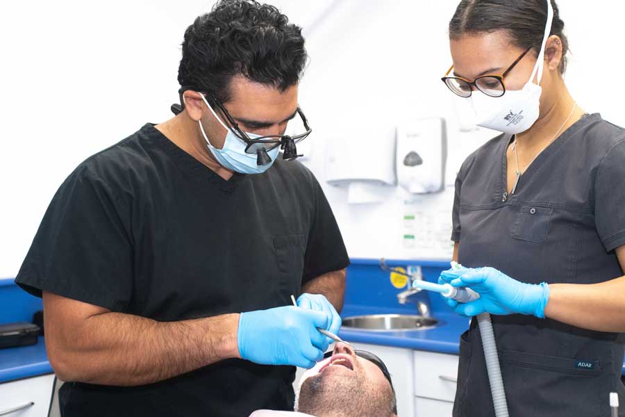 Nazim dental filling patient clinic stafford